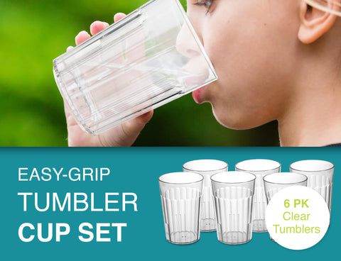 Vasos con diseño resistente a golpes, perfectos para picnic y fiestas.