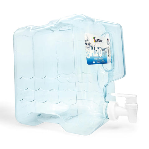 Dispensador Arrow Home Products de 2 galones con grifo para nevera, sirve bebidas con facilidad.