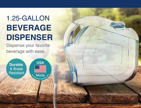 Dispensador Arrow Home Products en plástico transparente sin BPA para bebidas
