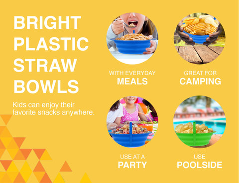 Sip-A-Bowl de Arrow Home para helado y meriendas sin desorden
