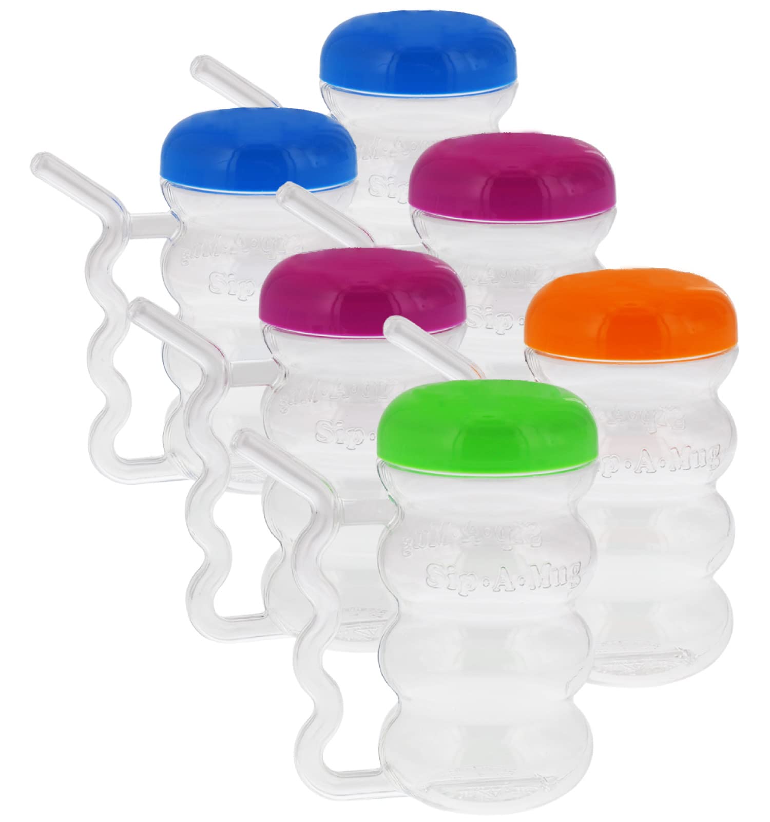 Arrow Home Products Sip-A-Mug con manija y pajilla integrada para bebidas sin derrames