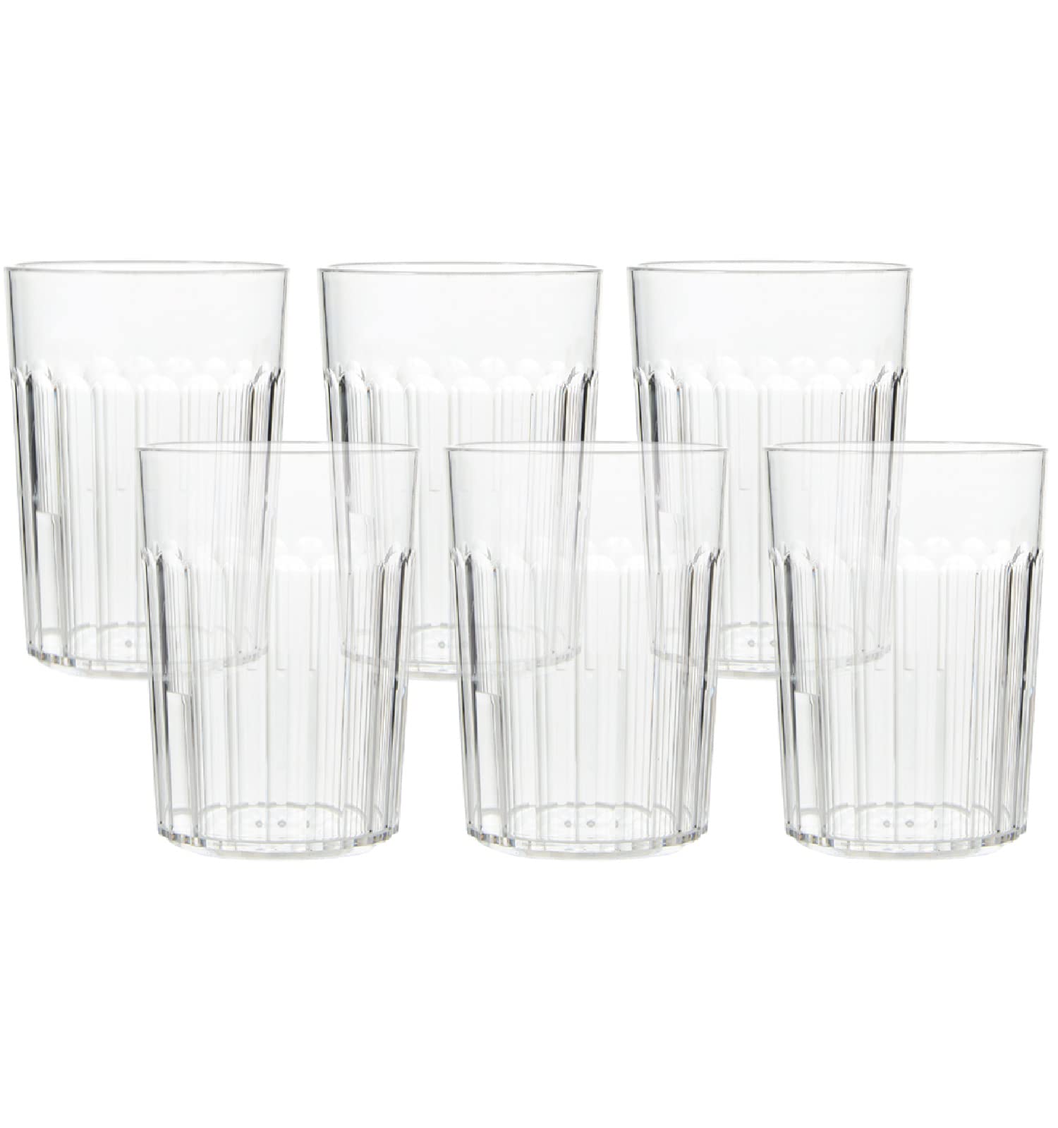 Arrow Home Products vasos plástico claros 10 oz, ideales para bebidas familiares.