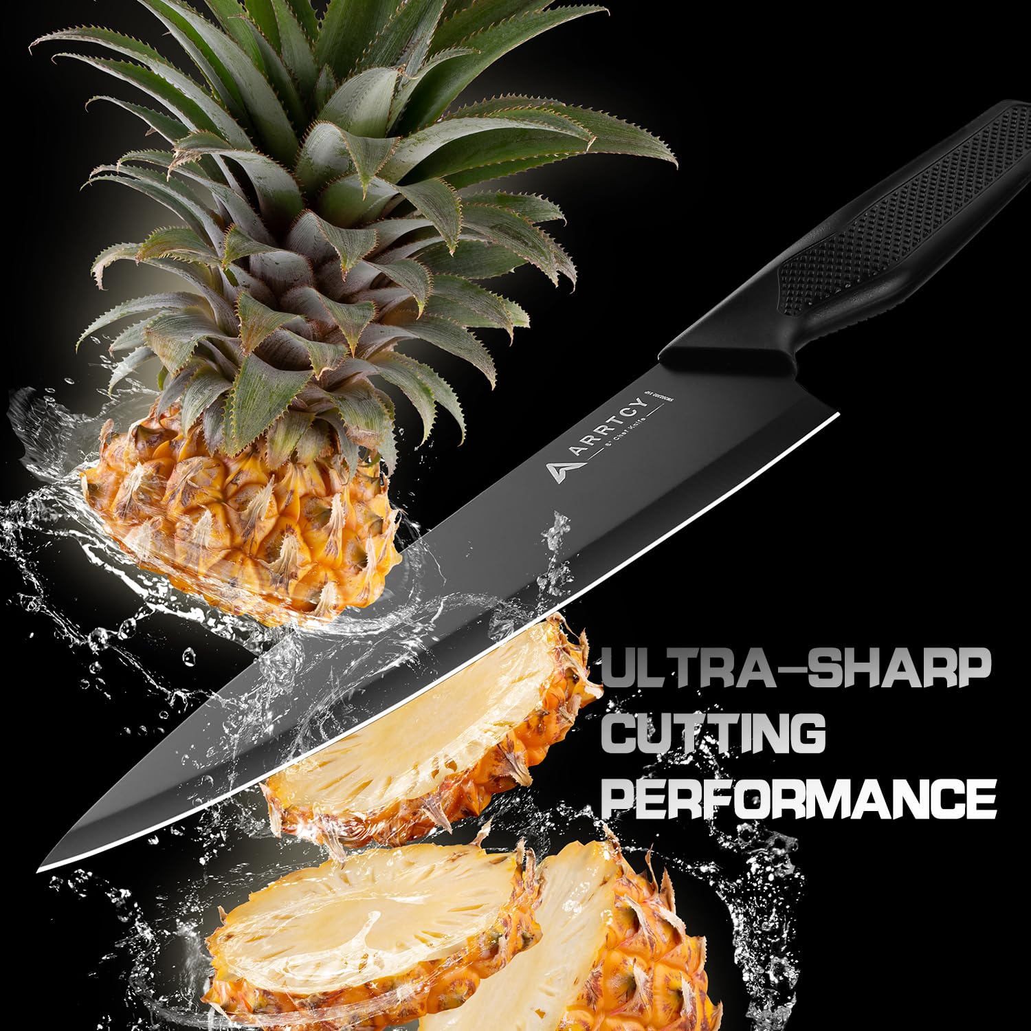Arrtcy: cuchillo rebanar 8 pulg para carnes finas.