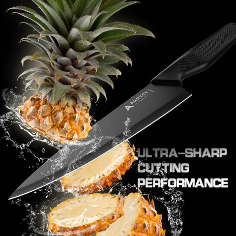 Arrtcy: cuchillo rebanar 8 pulg para carnes finas.
