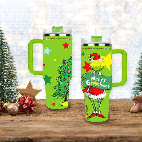 Arsemica tumbler navidad mantiene calor hasta 6 horas.