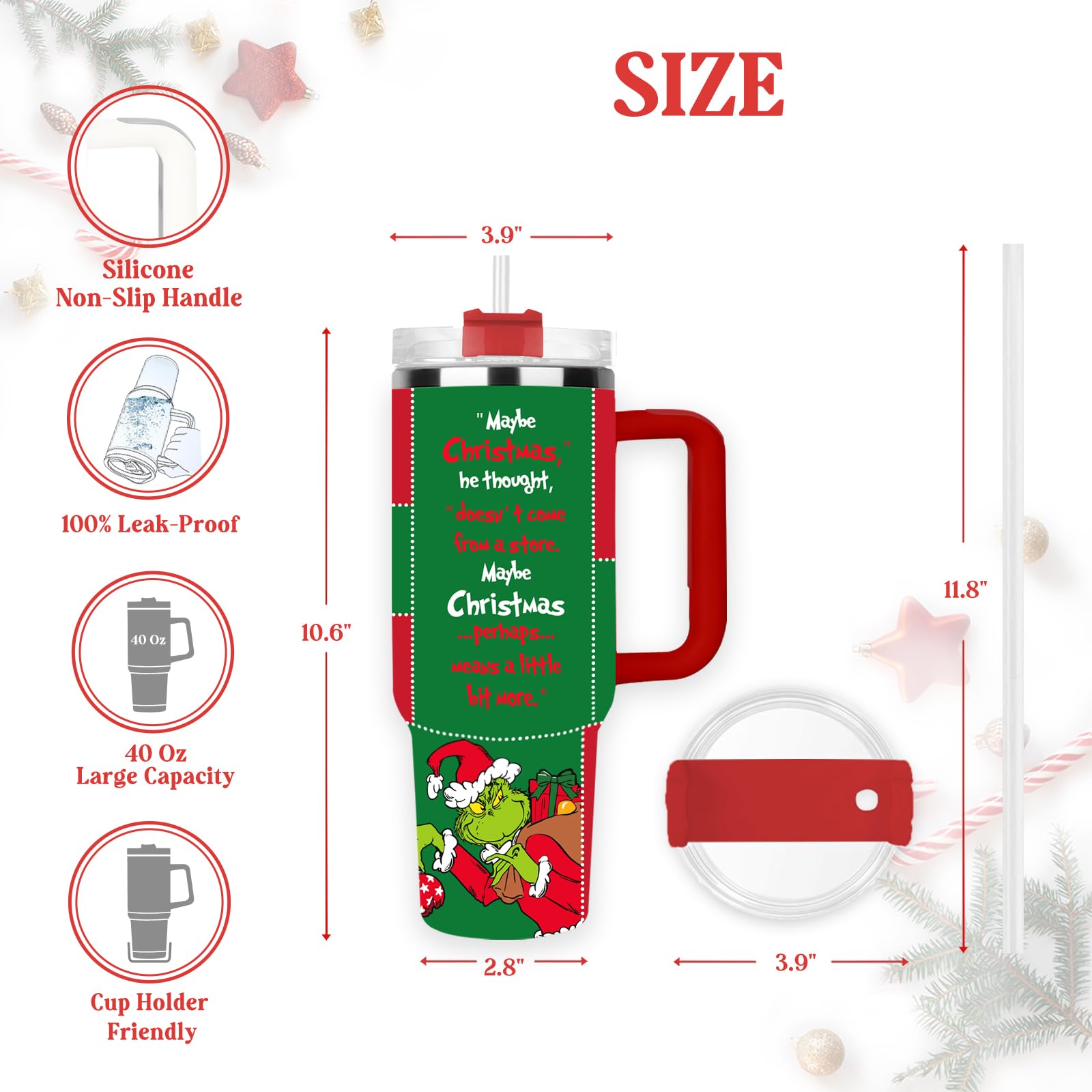 Arsemica diseño gracioso navidad: añade humor a cada sorbo.