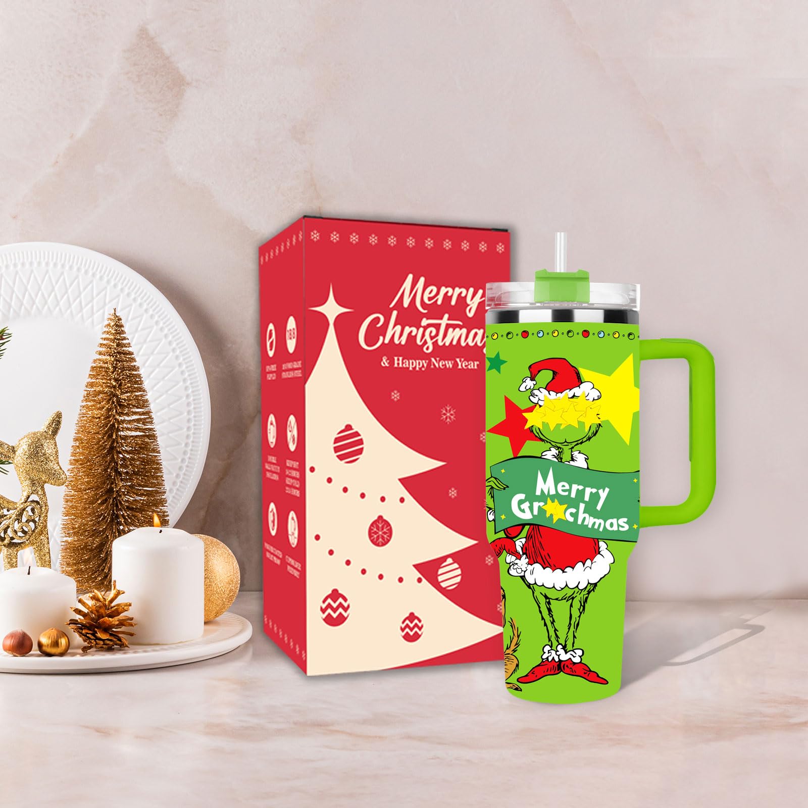 Arsemica diseños humor navidad para alegrar tus bebidas.