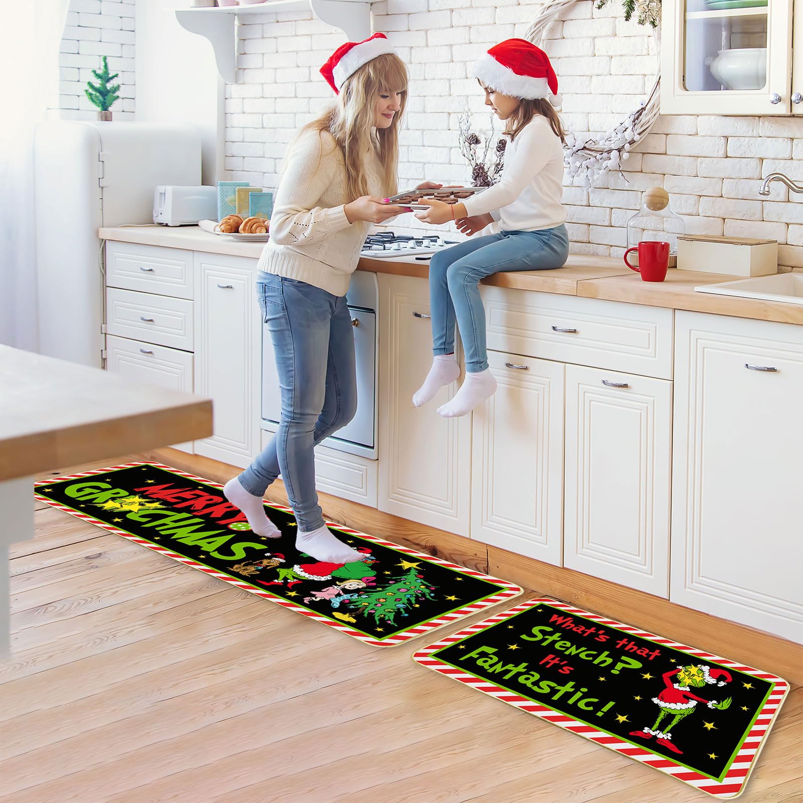 Conjunto de dos tamaños arsemica navidad divertido para combinar en distintos espacios.