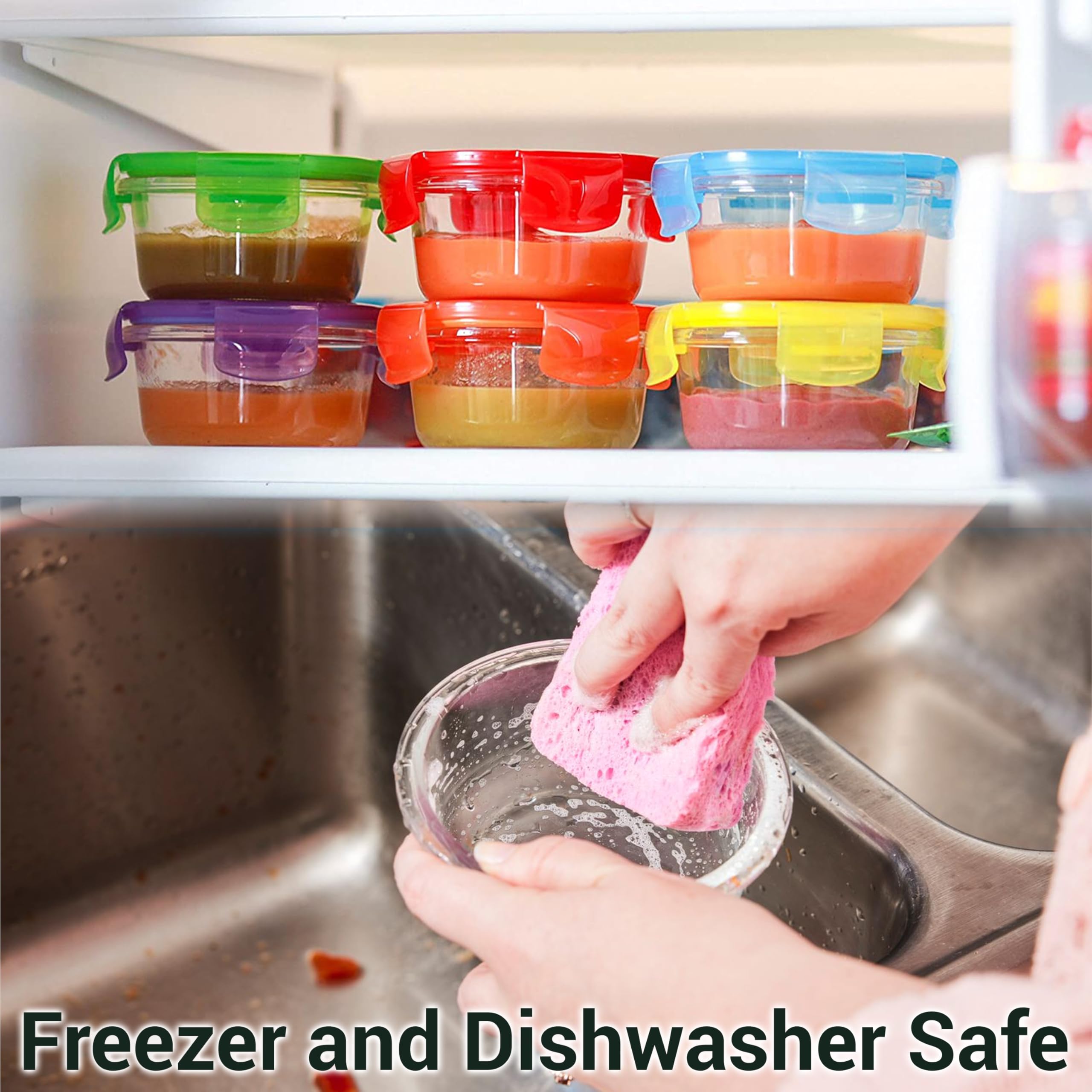 Uso diario en cocina con ARSUK para almacenar sobras y porciones.