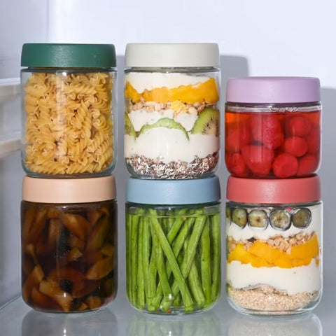 Artcochan envases versátiles para avena, yogur y pudding de chía.