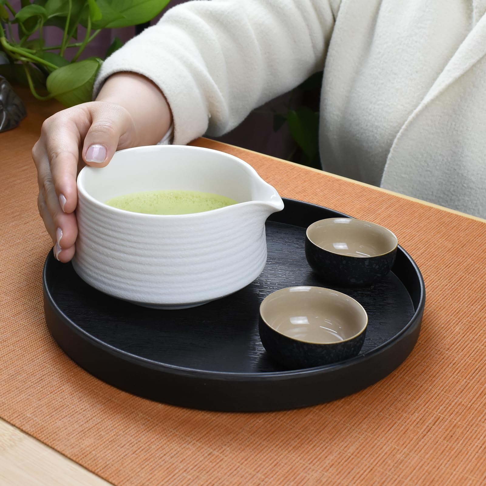 Artcome caja regalo para presentar el set de matcha con elegancia