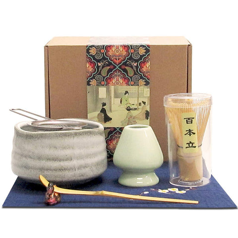 Artcome batidor de matcha de bambú para una mezcla suave.