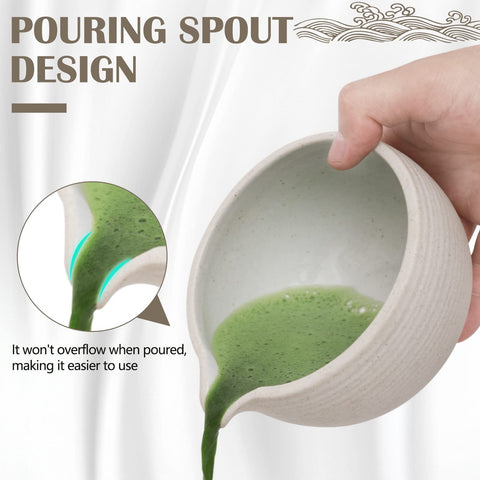 Artcome caddy de polvo de matcha para almacenamiento práctico