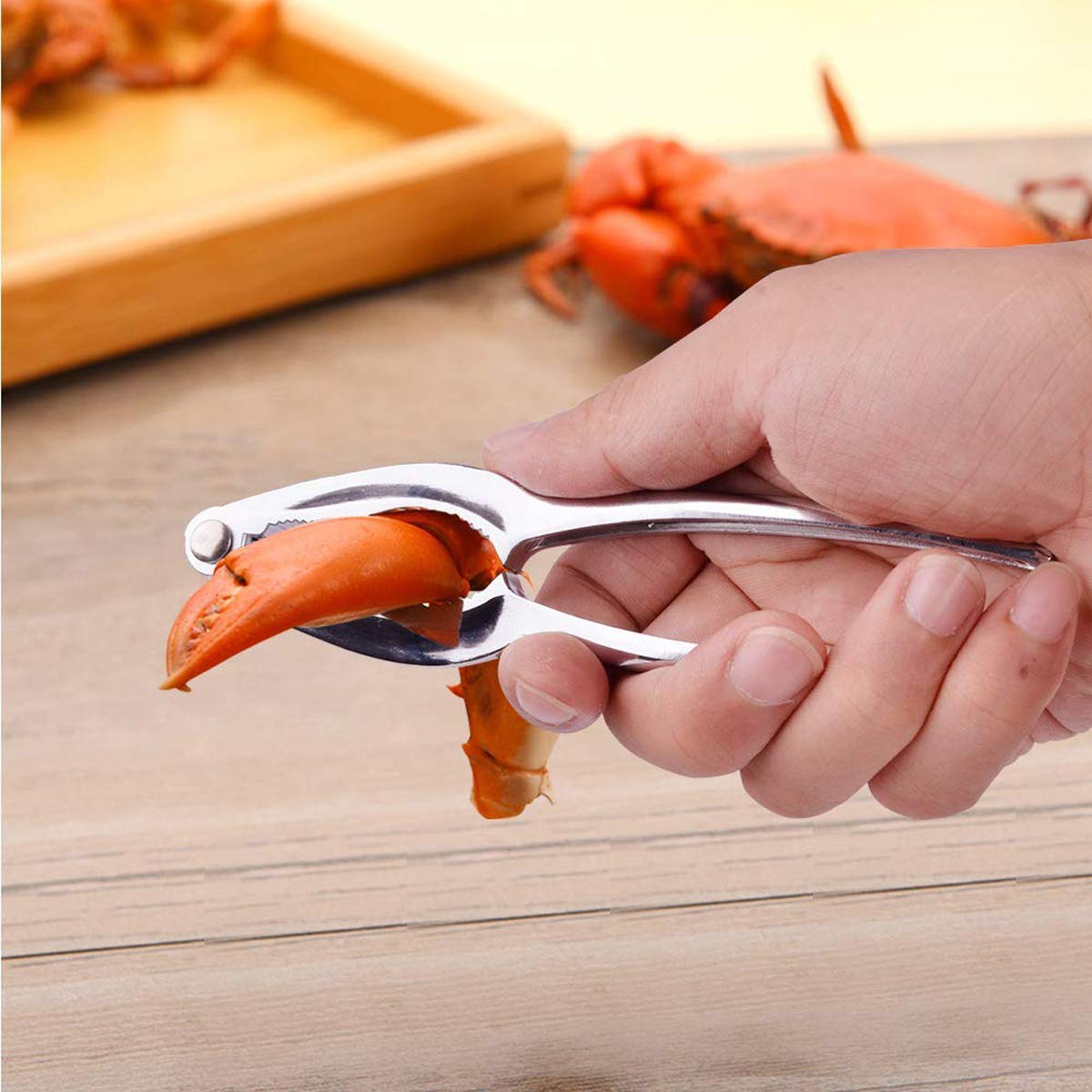 Artcome rompecrustaceos de aleación zinc para abrir crustaceos con facilidad.
