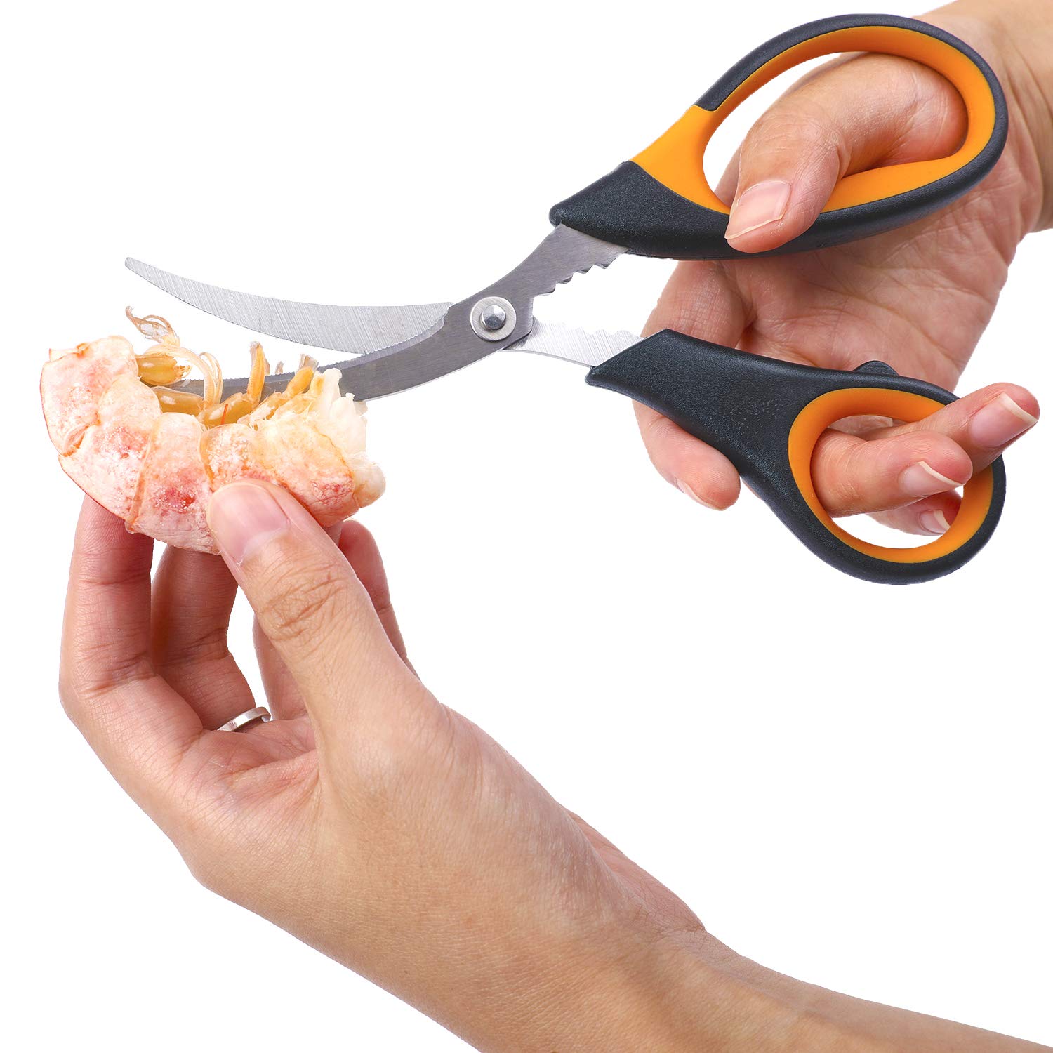Artcome tijeras para mariscos, corte limpio y preciso.