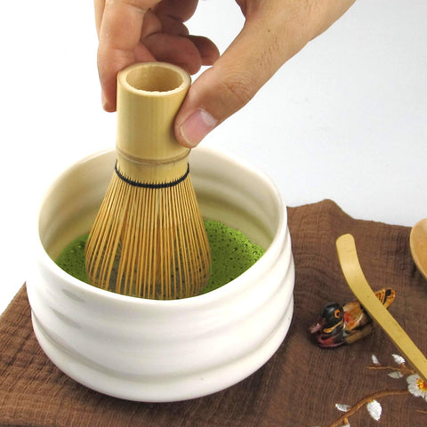Artcome soporte de bambú para batidor de matcha