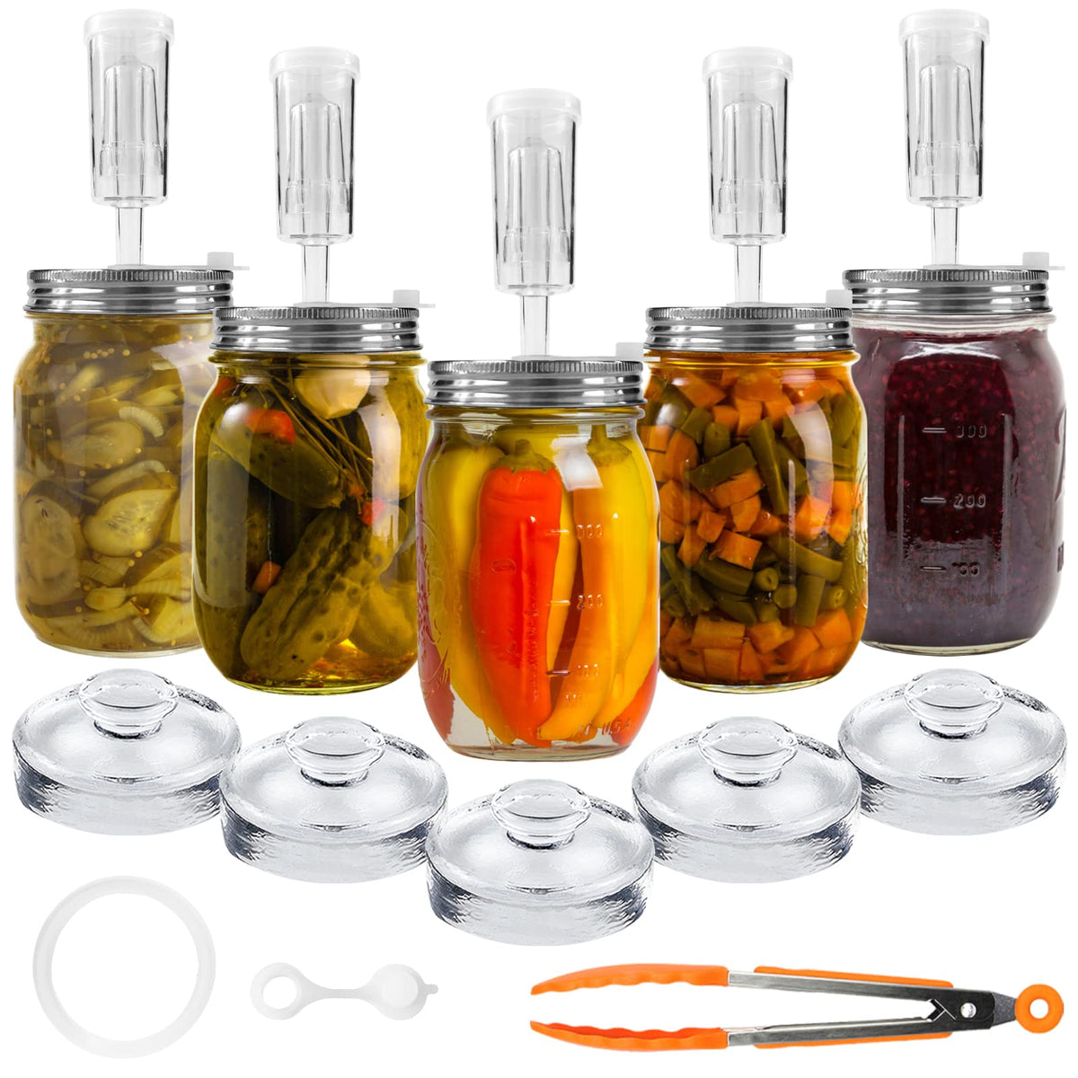 Artcome tapas de acero inoxidable para fermentación, cierre hermético