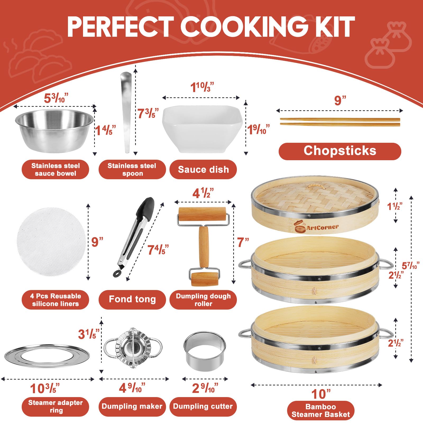 Cuatro forros de silicona reutilizables para múltiples recetas.