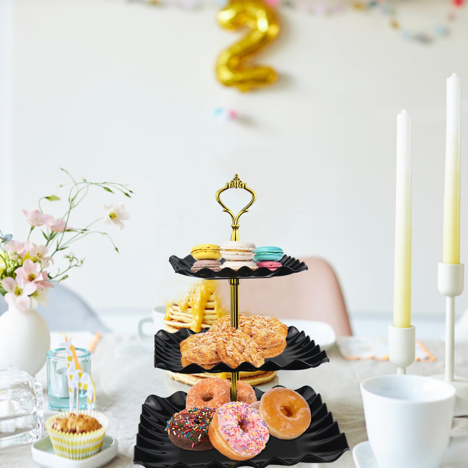 ArtCute montaje rápido para crear una mesa de postres atractiva.