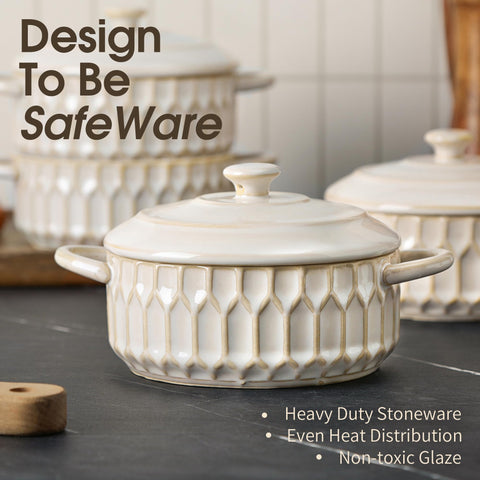 ArteBake cocotte apta para microondas y horno, facilita hornear y recalentar.