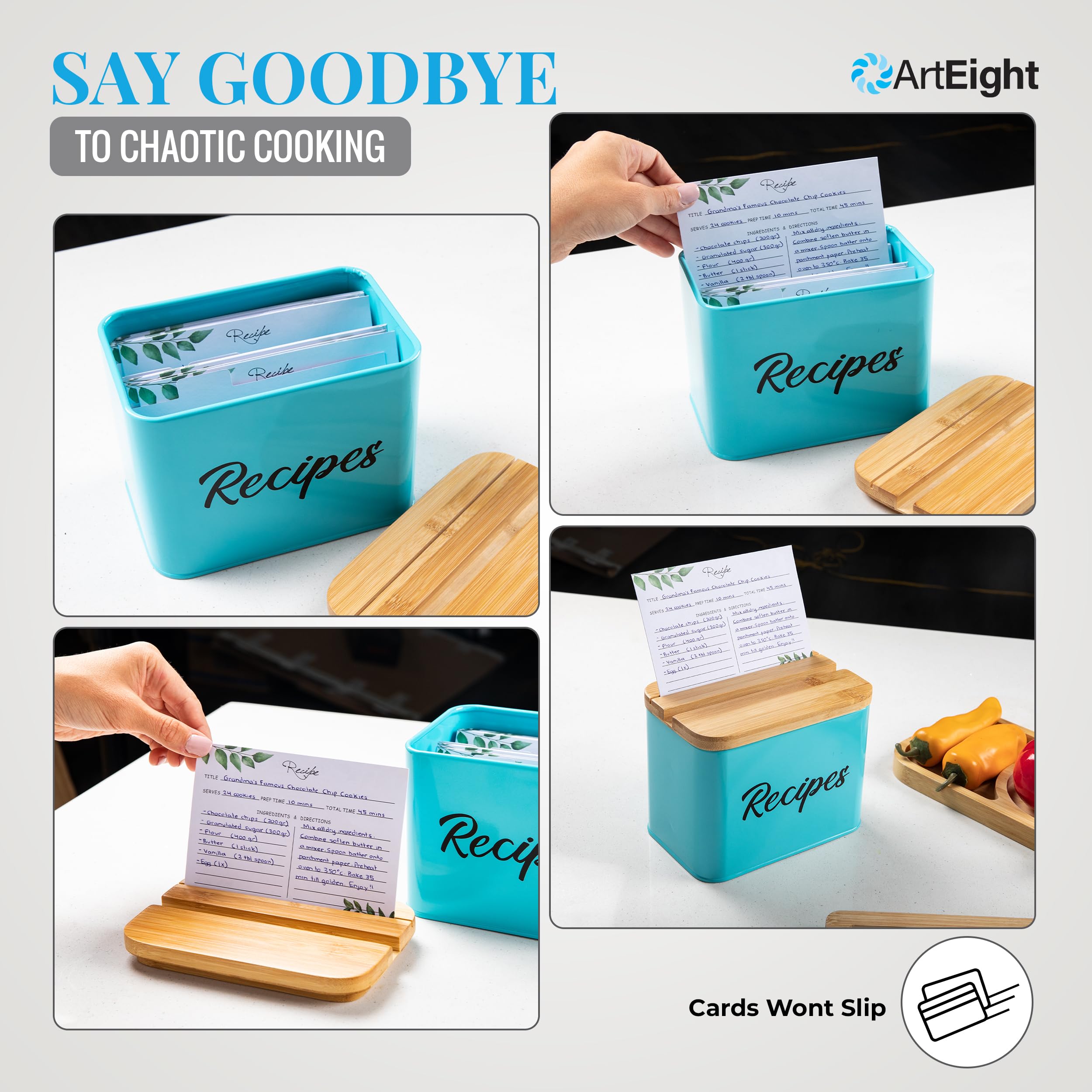 Caja ArtEight negra en la cocina, estilo moderno y práctico.