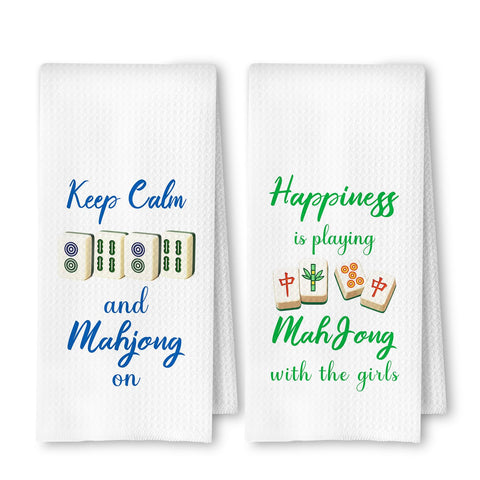 ArtisaEura toallas de cocina mahjong, absorción rápida para secado eficiente.