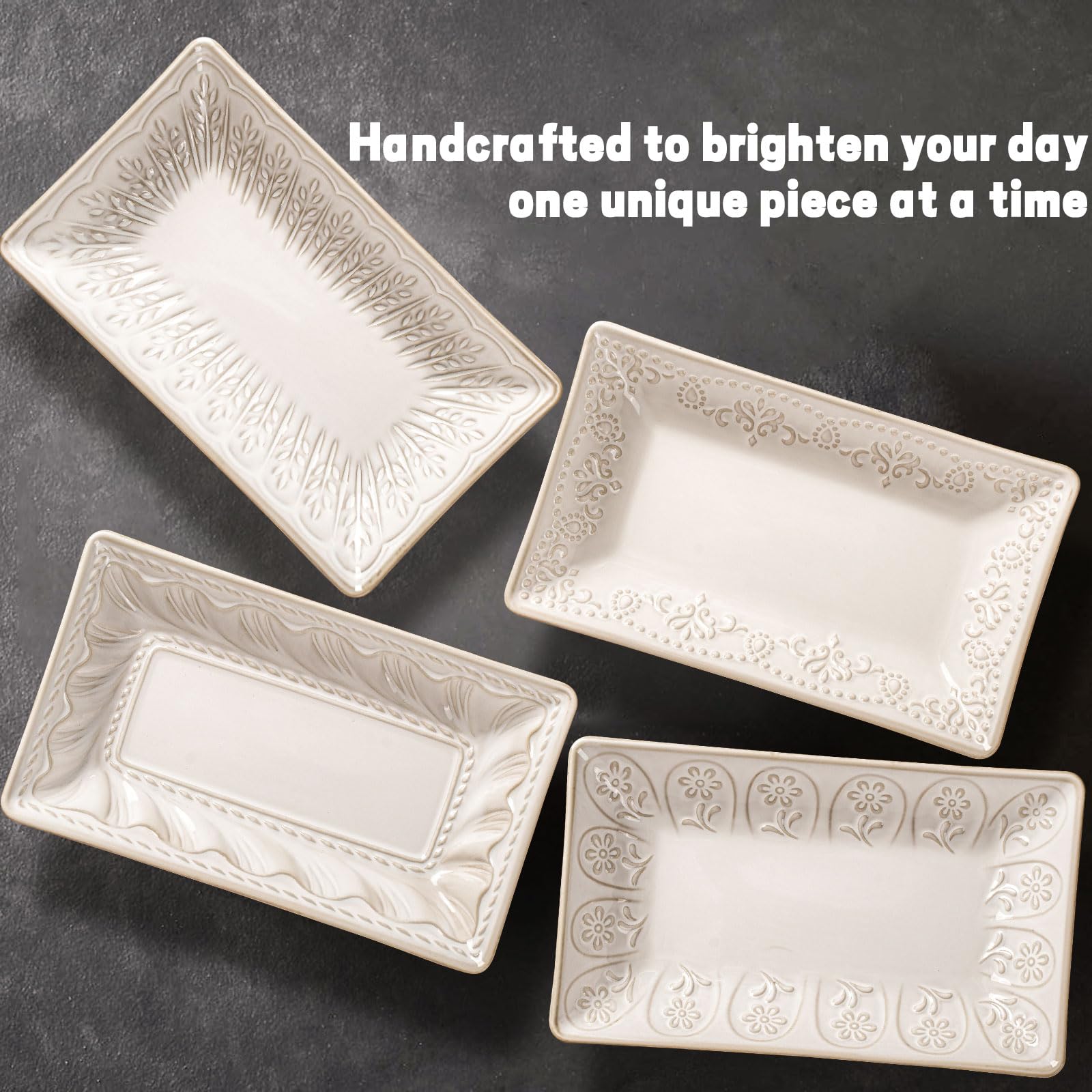 Artena tazones rectangulares para ensalada, porciones abundantes con estilo.