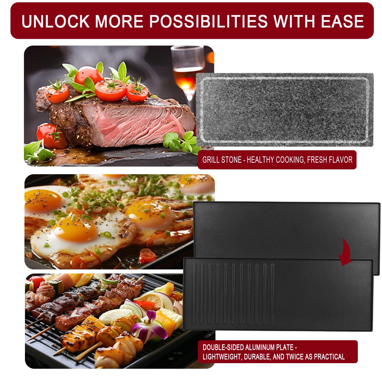 Artestia Raclette: 10 portadores de raclette con asas resistentes.