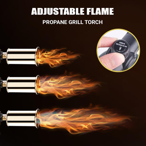 ARTFLAMM Flame Thrower Gun para creme brûlée con dorado uniforme