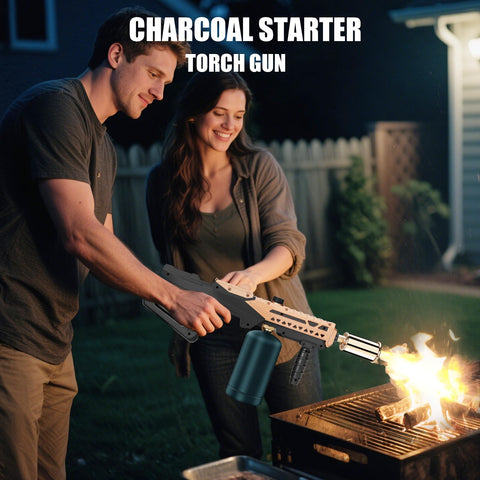 ARTFLAMM Flame Thrower Gun con llama ajustable para control total de calor