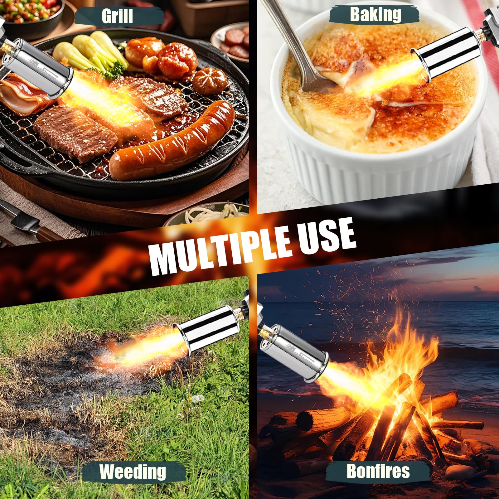 ARTFLAMM Flame Thrower Gun ideal para sellar y dorar carnes