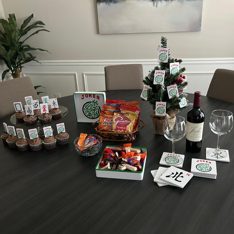 Artful 3D posavasos mahjong-regalo-ideal, para cumpleaños o anfitriones