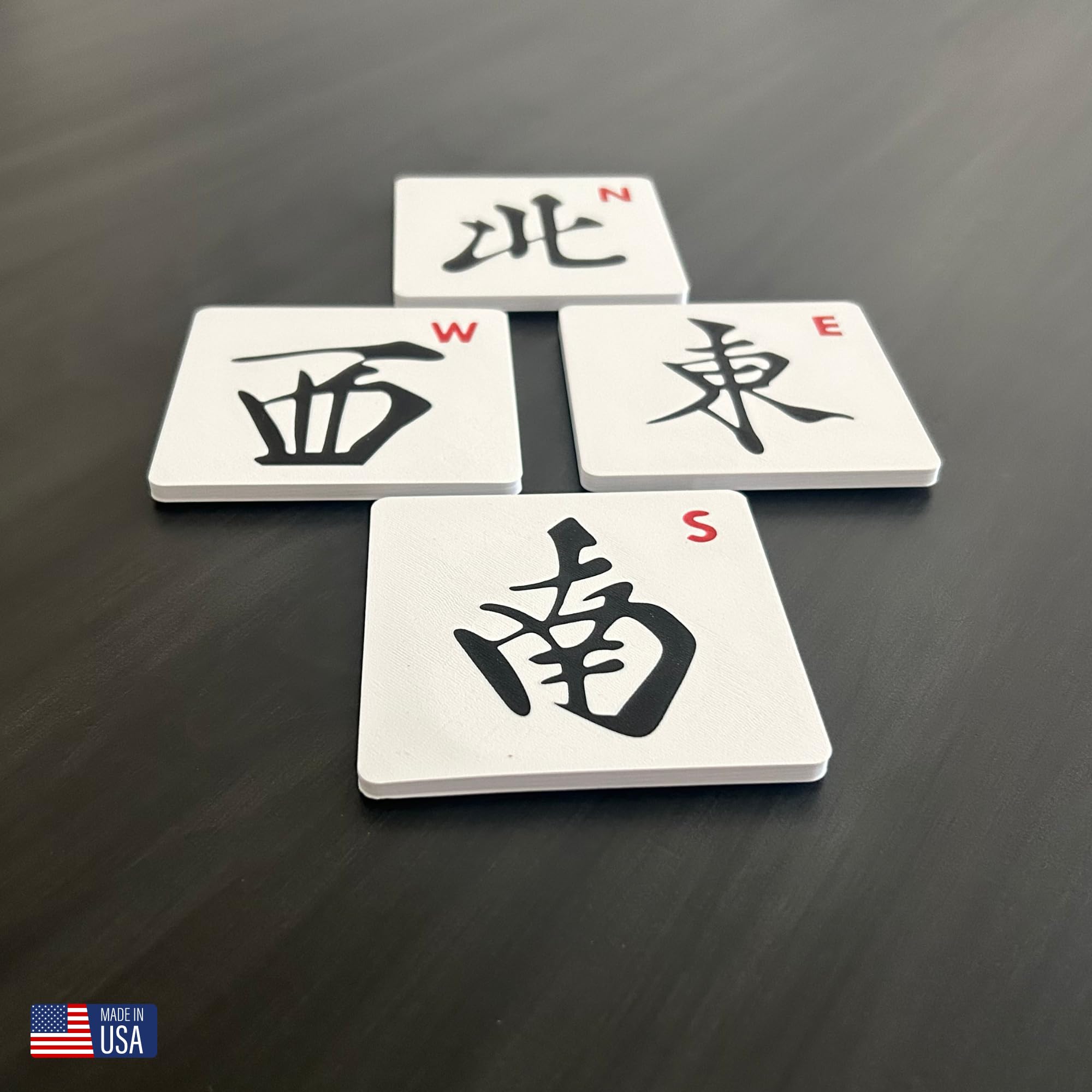 Artful 3D posavasos mahjong-respaldo-de-corcho, protección de superficies