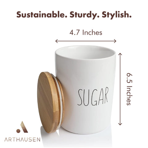 ARTHAUSEN contenedor cerámico de 1080 ml para uso diario en la cocina