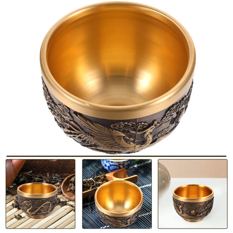 ARTIBETTER acabado dorado-marrón, estética sofisticada para escritorio.