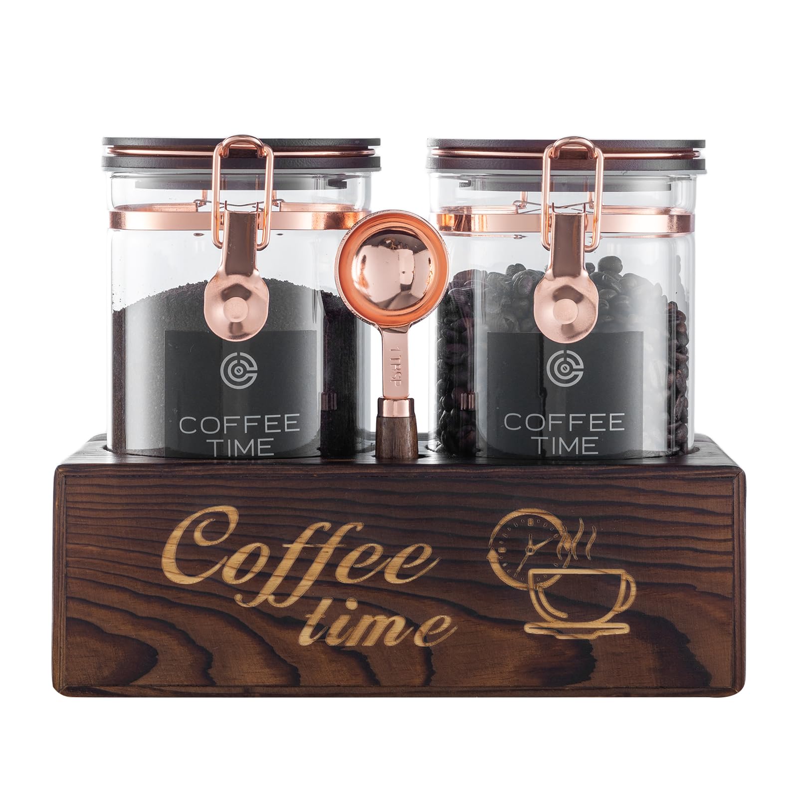 ARTIFORM jarras de vidrio borosilicato para café, claridad y almacenamiento seguro