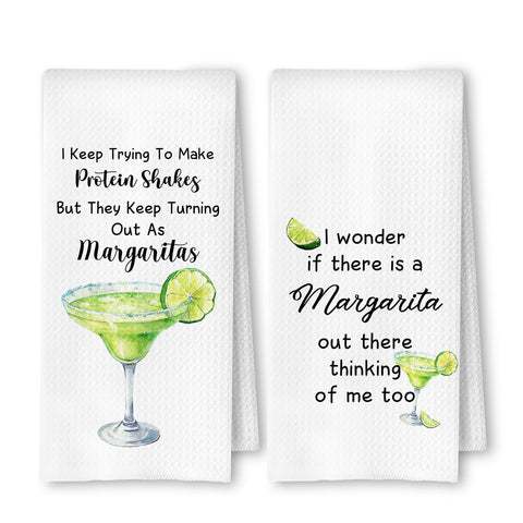 artisaeura margarita toallas de cocina, regalo perfecto para cócteles.