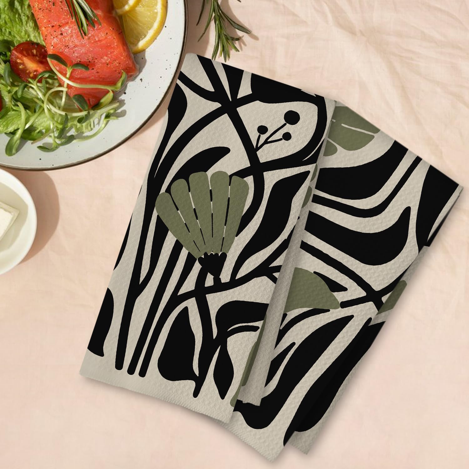 Toallas ArtisaEura para cocina, secado rápido y aroma fresco gracias a su diseño.