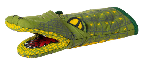 Guante de horno Artisan Owl con caiman 3D para manejar ollas