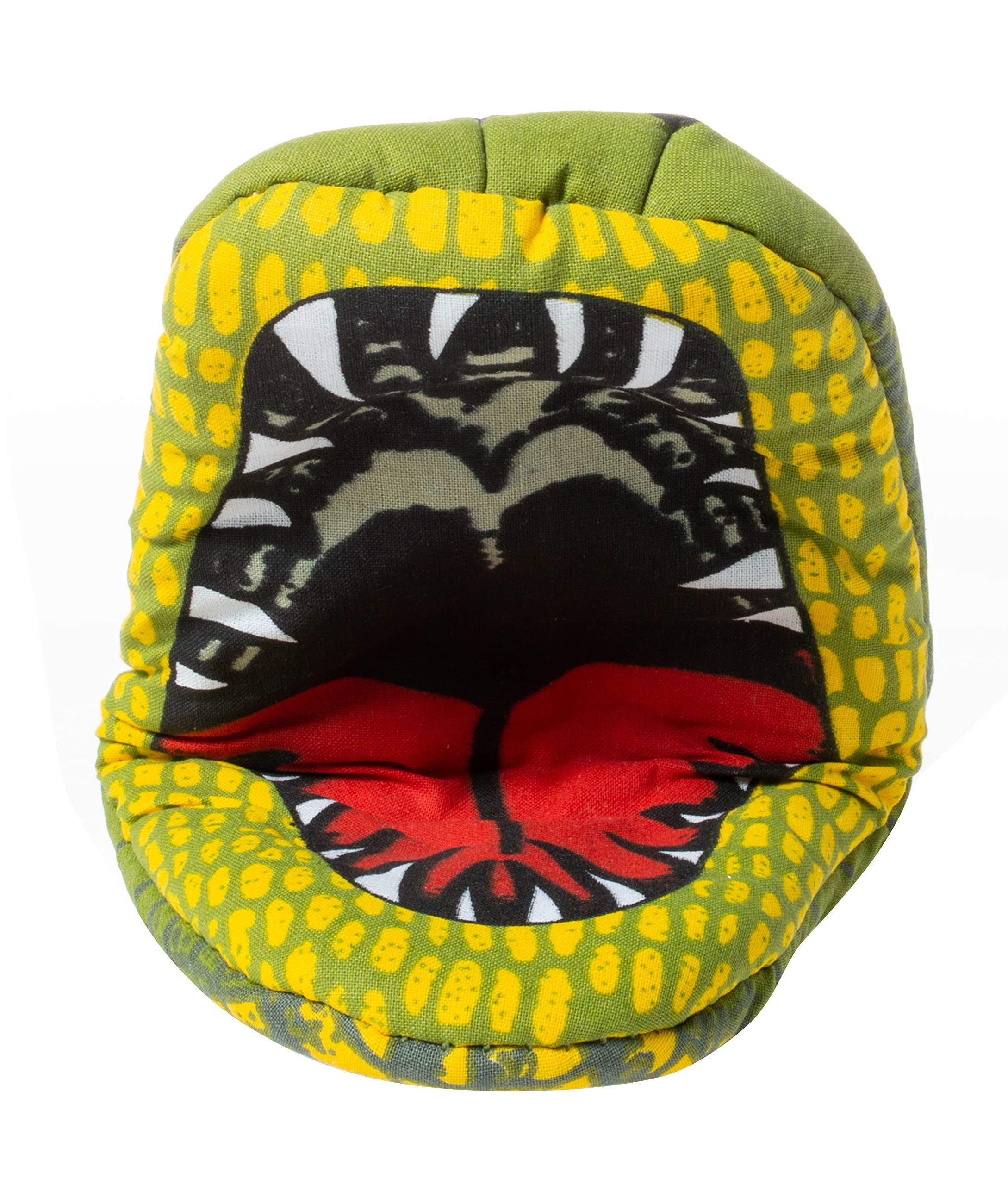 Detalle en 3D de caiman en guante Artisan Owl