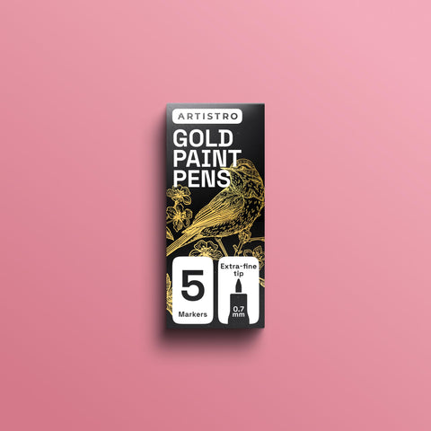 Tinta italiana y punta japonesa en ARTISTRO para calidad.