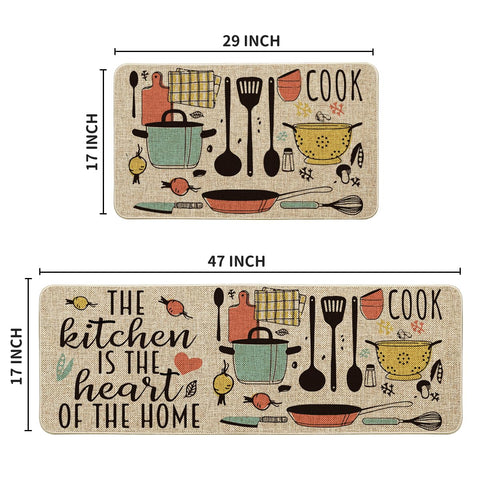 Alfombra Artoid Mode para cocina, diseño estacional, toque decorativo versátil