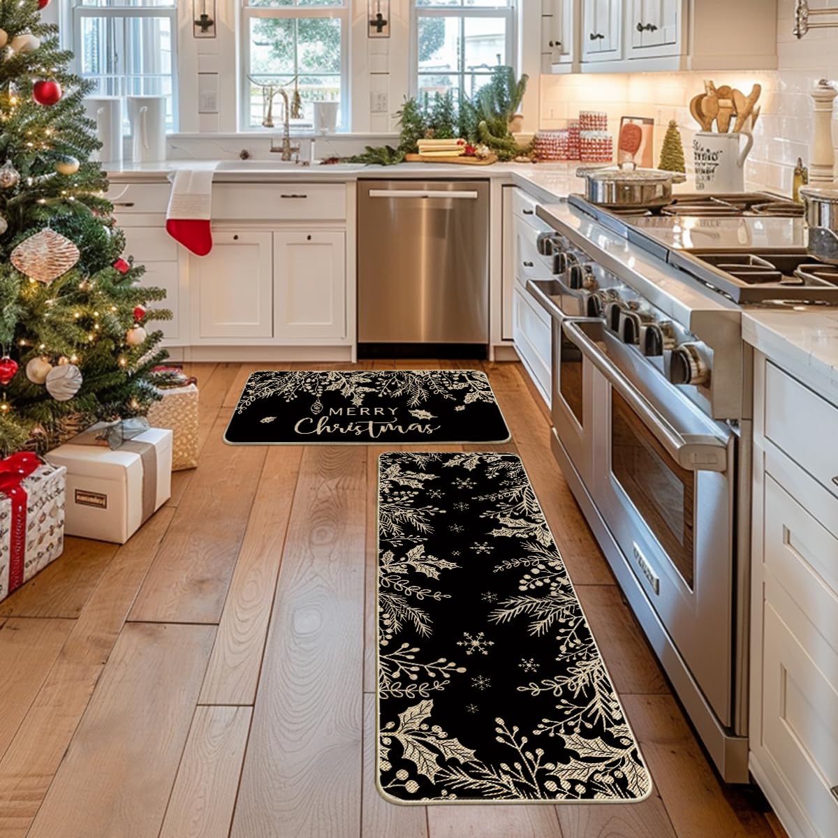 Artoid Mode 17x47 tapete decorativo de invierno para cocinas amplias.