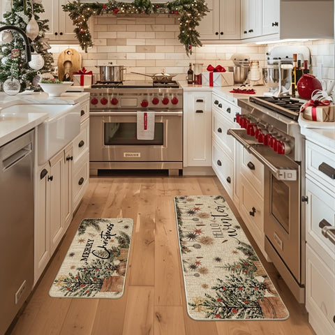 Artoid Mode alfombra cocina navidad 17x47 para protección de suelos