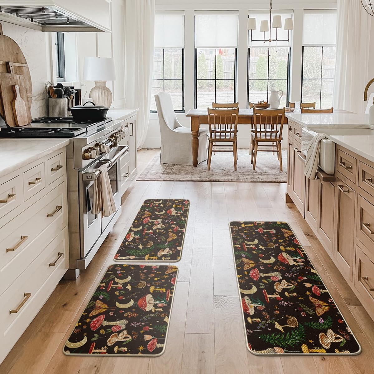 Alfombra Artoid Mode 17x29, estilo único para cocina moderna y segura.