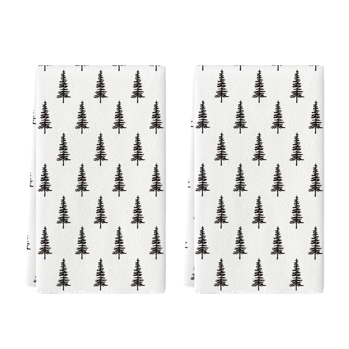 Toallas de cocina Artoid Mode con diseño de arbol de Navidad, ideal para secar platos.