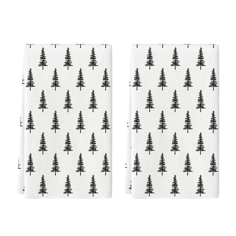 Toallas de cocina Artoid Mode con diseño de arbol de Navidad, ideal para secar platos.