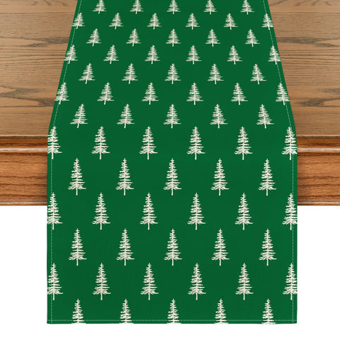 Artoid Mode cinta de mesa navidad verde arbol: decora con estilo festivo.