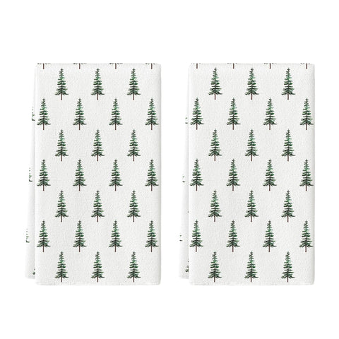Toallas Artoid Mode con árbol navideño verde para secar platos.