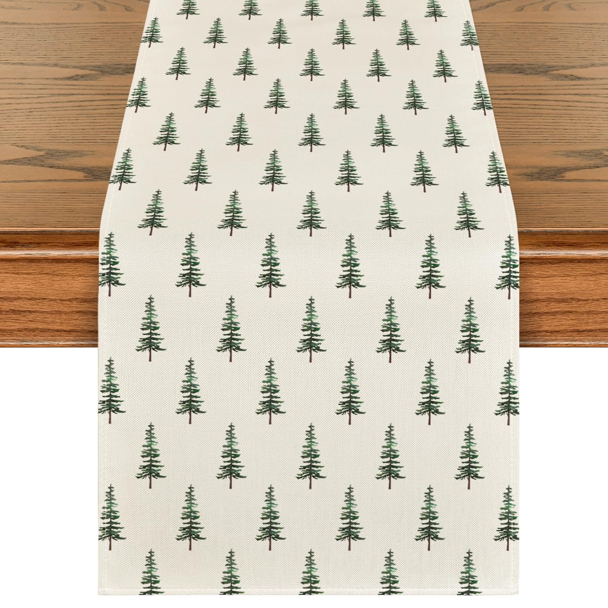 Artoid Mode beige árbol navideño para mesa, añade estilo festivo